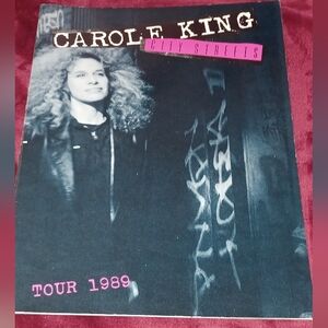 Carole King City Streets Tour 1989 Vintage Concert Program